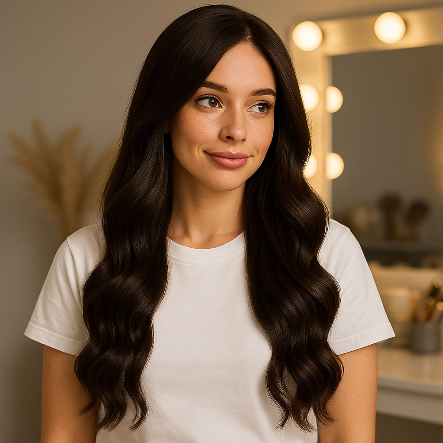 Weft Hair| 20 Inch | DARK COFFEE BROWN