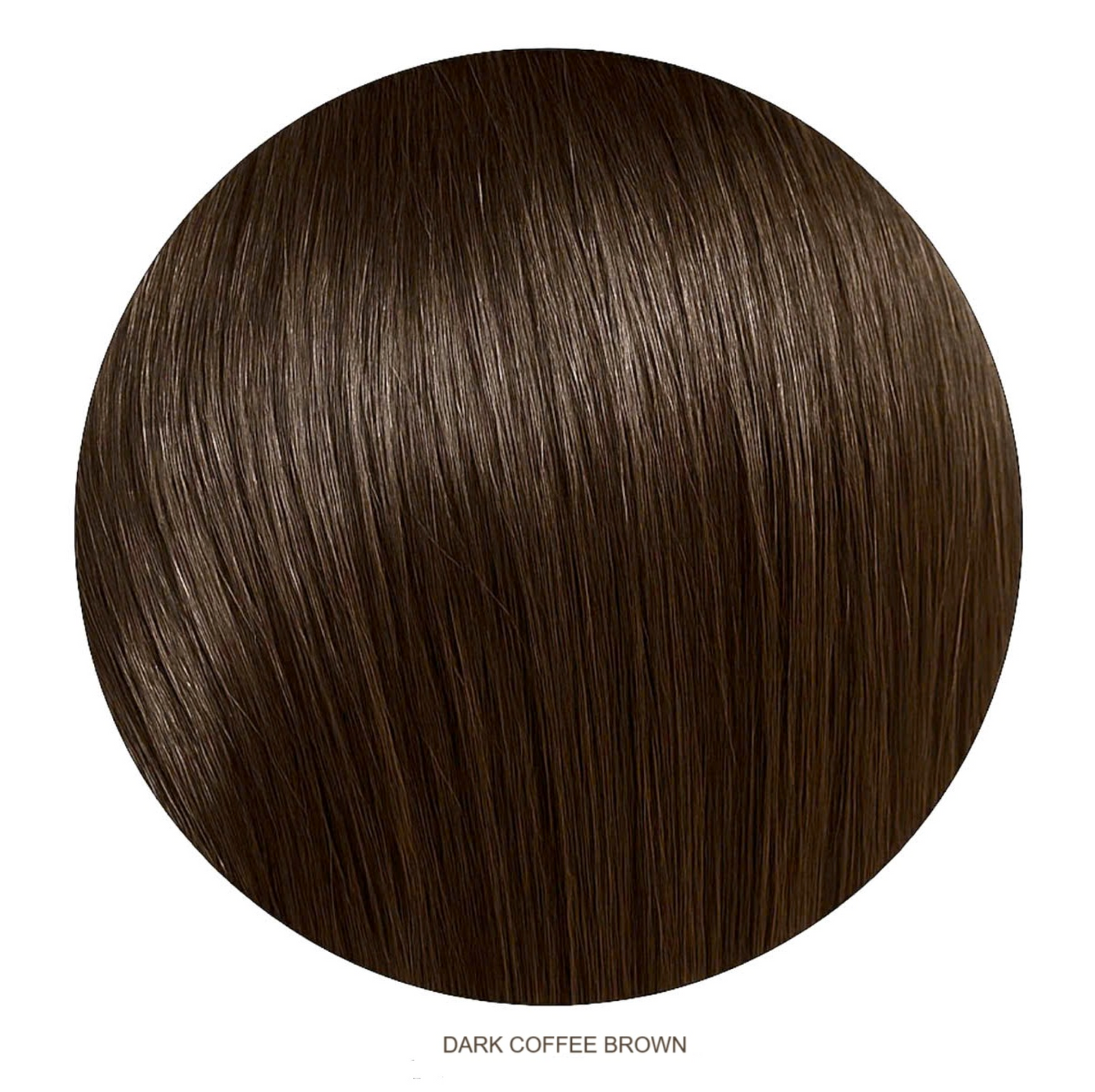 Weft Hair| 20 Inch | DARK COFFEE BROWN