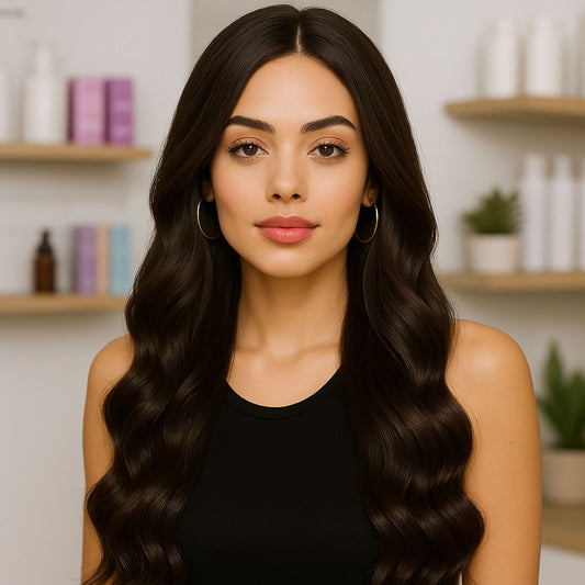 Tape Hair Extensions | 20 Inch | DARK COFFEE BROWN