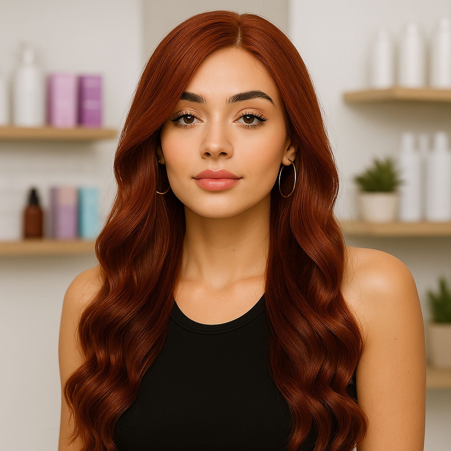 Weft Hair | 20 Inch | MEDIUM BLONDE DEEP RED