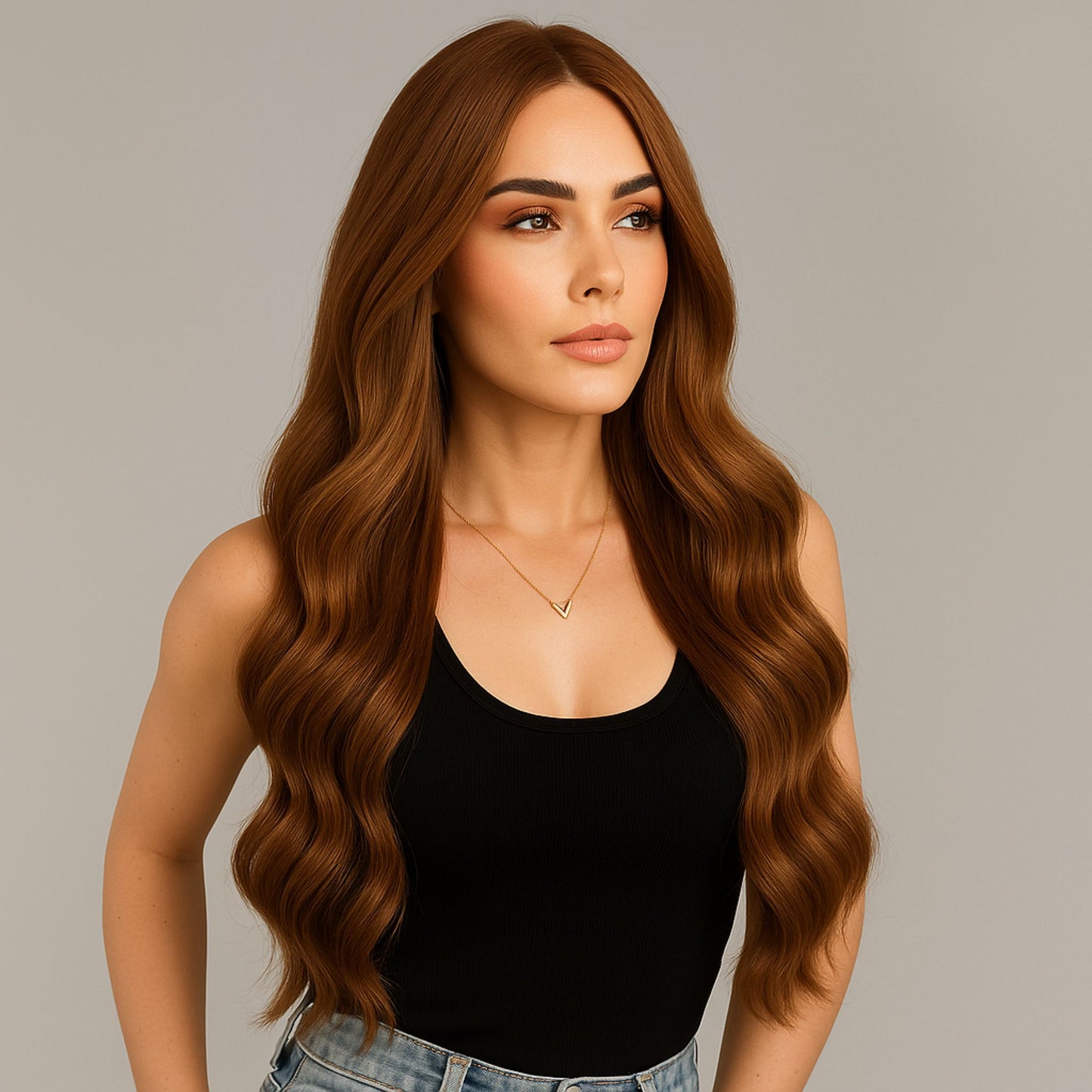 Weft Hair | 20 Inch | MEDIUM COPPER BLONDE