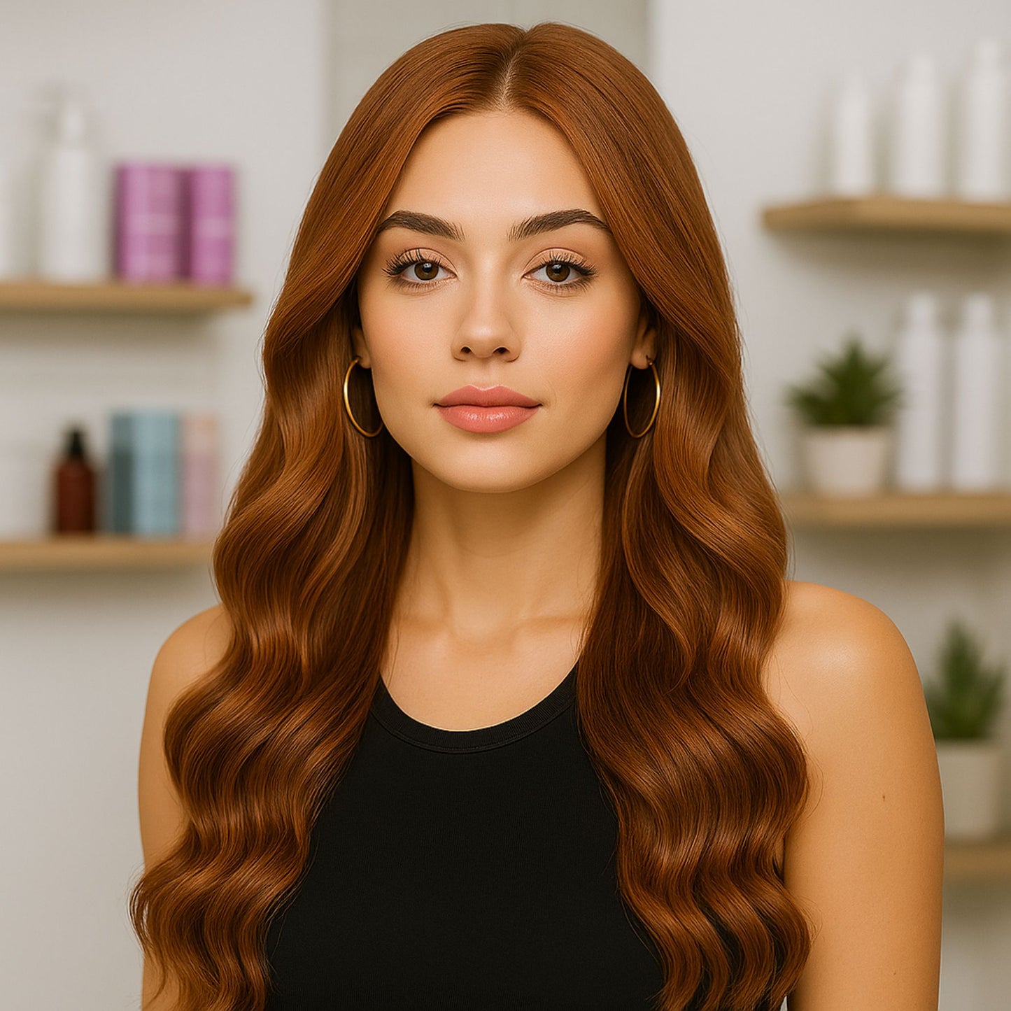 Weft Hair | 20 Inch | MEDIUM BLONDE RED