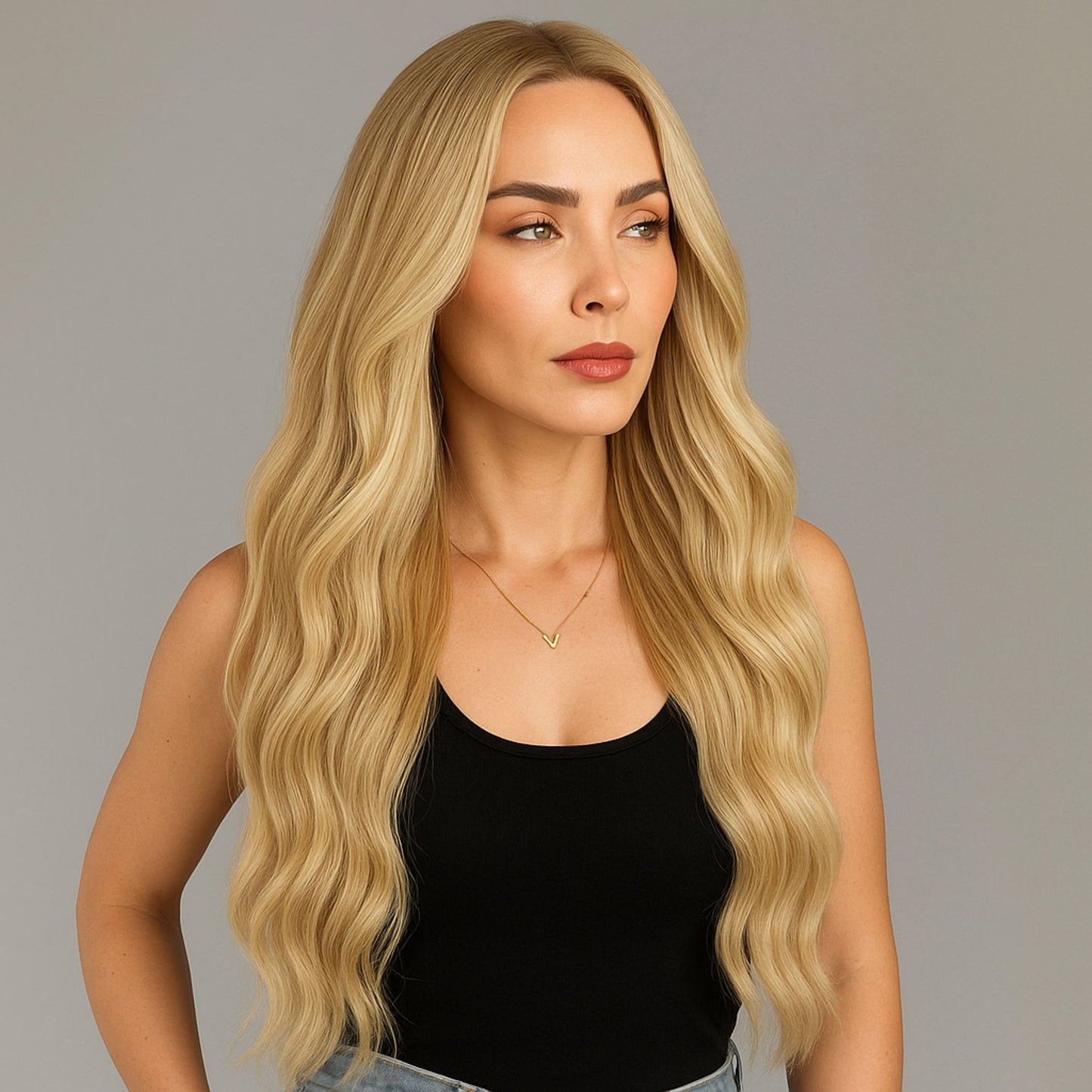 Weft Hair | 20 Inch | LIGHT NATURAL BLONDE