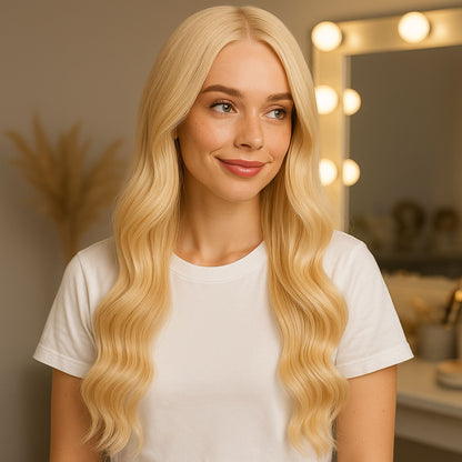 Weft Hair | 20 Inch | EXTREME BLONDE