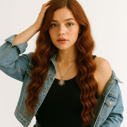 Weft Hair | 20 Inch | MEDIUM COPPER BLONDE