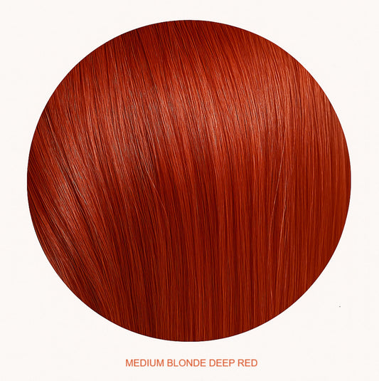 Weft Hair | 20 Inch | MEDIUM BLONDE DEEP RED